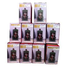 Load image into Gallery viewer, Phonebooth Santa Figure Christmas Village Decor Accessory 4.5" Tall NIB