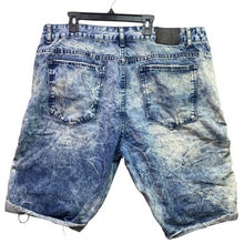 Load image into Gallery viewer, D-Lux Denim Brand Shorts Mens 38 Moto Biker Grunge Distressed Zippers Hip Hop