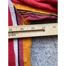 Load image into Gallery viewer, Guess Shirt Mens Medium Striped Colorblock Spell Out Preppy Academia Streetwear