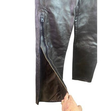 Load image into Gallery viewer, Vintage Tauber Pants Mens 30x30 Leather Motorcycle Biker Rider Protective