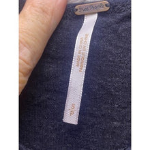 Load image into Gallery viewer, Free People Shirt Womens Small Cold Shoulder V-Neck Flowy Black Oversized