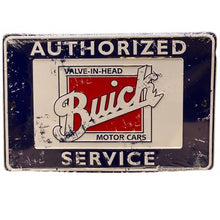Load image into Gallery viewer, Buick Service Sign Metal Embossed Auto Garage Man Cave Decor 12x9 Sealed