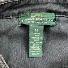 Load image into Gallery viewer, LRL Ralph Lauren Jacket Womens Medium Green Plaid Full Zip Preppy Academia