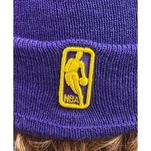 Load image into Gallery viewer, Los Angeles Lakers Beanie Adult New Era NBA Basketball Logo Spell Out