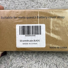 Load image into Gallery viewer, Meta Quest 3 Controller Grip VR Cover Strap Battery Case Black Set