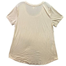 Load image into Gallery viewer, Soma Shirt Womens Large Yellow Rayon Mature Beachy Coastal Night Soft Cozy