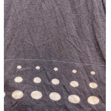 Load image into Gallery viewer, Elena Wang Dress Womens Small Charcoal Gray Angora Viscose Cutout Knit Polka Dot