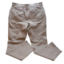 Load image into Gallery viewer, Chico's So Slimming Pants Womens Size 1 Straight Leg Comfort Waist Khaki