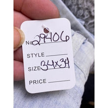 Load image into Gallery viewer, CJ Black Jeans Mens 34x34 Light Wash Distressed Skinny Flex Streetwear Premium