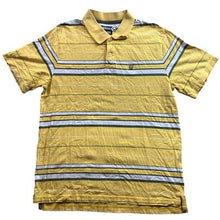 Load image into Gallery viewer, Ecko Unltd Shirt Mens Large Yellow Stripe Logo Polo Preppy Academia Streetwear