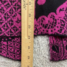Load image into Gallery viewer, Zozo Sweater Womens Medium Cardigan Floral Patchwork Festival Artsy Abstract