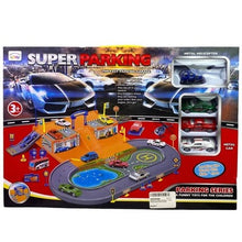 Load image into Gallery viewer, Super Parking Garage Playset Metal Cars Helicopter Educational Toy