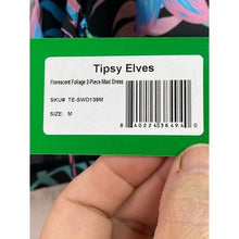 Load image into Gallery viewer, Tipsy Elves 2 Piece Maxi Dress Womens Medium Beachy Strappy Coastal Vacation NWT