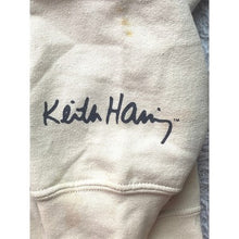 Load image into Gallery viewer, Keith Haring Hoodie Mens Large Beige Pull Over Art Grunge Everyday Streetwear