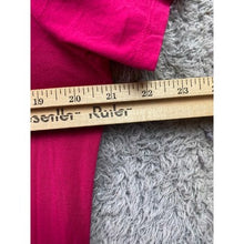 Load image into Gallery viewer, Soma Shirt Womens Large Fuchsia Mature Rayon Night Soft Cozy Beachy Coastal