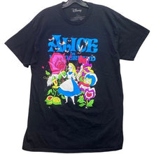 Load image into Gallery viewer, Alice in Wonderland Shirt Large Disney AOP Floral Garden Everyday Streetwear