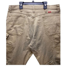 Load image into Gallery viewer, Wrangler Pants Mens 36x34 Workwear Cargo Gorpcore Carpenter Utility Trousers Tan