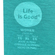 Load image into Gallery viewer, Life is Good Shirt Womens Extra Large AOP Mature Everyday Preppy Streetwear