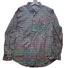 Load image into Gallery viewer, Ralph Lauren Shirts Mens 2XL Green Red Plaid Button Down Preppy Academia