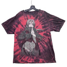 Load image into Gallery viewer, Naruto Shirt Mens Medium Tie-Dye AOP Anime Spell Out Grunge Everyday Streetwear