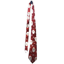 Load image into Gallery viewer, Santa Claus Necktie Mens Christmas AOP Festival