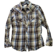 Load image into Gallery viewer, Ariat Shirt Womens Medium Plaid Snap Studded Western Country Festival Streetwear