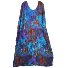 Load image into Gallery viewer, Vintage Mrs Roper Caftan Womens OSFA Abstract Maxi House Dress Mumu Boho AOP