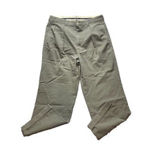 Load image into Gallery viewer, POLO Ralph Lauren Pants Adult 36x30 Green Khaki Straight Leg Pleated Chino Mens
