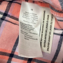 Load image into Gallery viewer, J Crew Shirt Womens 16 Flannel Preppy Academia Office Career Everyday Peach NWT