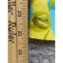 Load image into Gallery viewer, Valerie Stevens Pants Womens 8 Yellow Blue Floral AOP Cropped Travel Costal