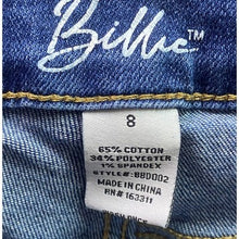 Load image into Gallery viewer, Billie Jeans Womens 8 Cropped Frayed Costal Beachy Outdoors Travel Streetwear