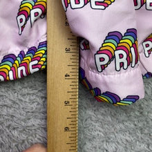 Load image into Gallery viewer, Bottoms Out Swim Trunks Mens Medium Pink Pride Rainbow LGBTQIA Shorts Streetwear