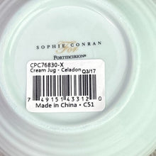 Load image into Gallery viewer, Sophie Conran Portmeirion Cream Jug 10oz Celadon Q317 CPC76830X
