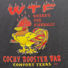 Load image into Gallery viewer, Cocky Rooster Bar Shirt Mens 2XL Fireball Promo Spell Out Everyday Streetwear