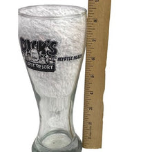 Load image into Gallery viewer, Dicks Last Resort Beer Glass Myrtle Beach Big-Ass Pilsner Glass Souvenir 8.5in