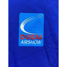 Load image into Gallery viewer, Dubai Airshow Shirt Mens Large Graphic Large Royal Blue Air Planes Pilot Gift