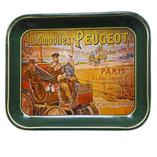 Load image into Gallery viewer, Automobiles Peugeot Advertising Tray Paris Decor Serving Tray Made Hong Kong