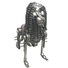 Load image into Gallery viewer, Lion Sculpture Scrap Recycled Metal Art Steampunk Industrial Figurine