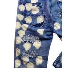 Load image into Gallery viewer, FWDR Denim Jeans Mens 44x32 Bleached Distressed Ripped Thrashed Baggy Y2K Grunge