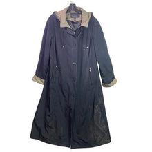 Load image into Gallery viewer, Fleet Street Trench Coat Womens 16W Lined Hooded Weatherproof Outdoors Winter