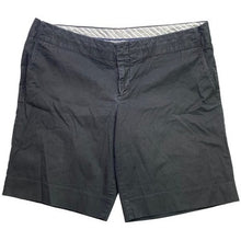 Load image into Gallery viewer, Gap Shorts Womens 14 Black Stretch Chino Adjustable Preppy Academia Travel