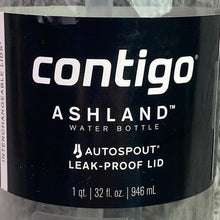 Load image into Gallery viewer, Contigo Water Bottle Ashland Smoke Gray Grey Autospout Leakproof 32oz New