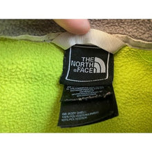 Load image into Gallery viewer, The North Face Jacket Womens Large Fleece Gray & Green Full Zip Outdoor Coat