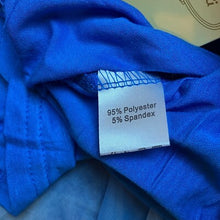 Load image into Gallery viewer, Hao MeiLi Shirt Womens Large Blue Flowy Fairycore Flutter Sleeve Sheer Lined NWT