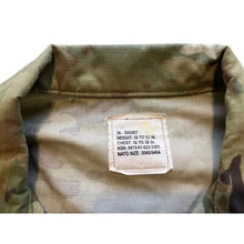 Load image into Gallery viewer, Military Jacket Mens 36 Short Camo Field Camouflage Grunge Skater Button Down
