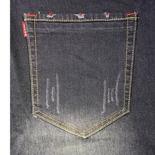 Load image into Gallery viewer, Shang Buqi Jeans Mens 42x30 Baggy Distressed Streetwear Grunge Fade Preppy NWT