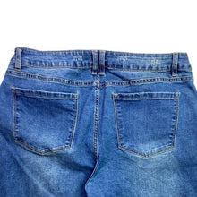 Load image into Gallery viewer, Fashion Wear Jeans Womens Extra Large Distressed Button-Fly Wide Leg Streetwear