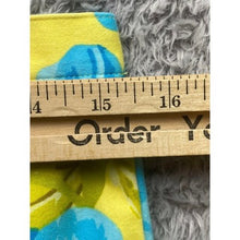 Load image into Gallery viewer, Valerie Stevens Pants Womens 8 Yellow Blue Floral AOP Cropped Travel Costal