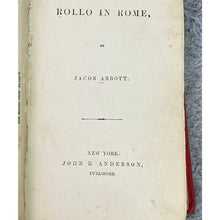 Load image into Gallery viewer, Rare 1858 Rollo in Europe Hardcover Book Vintage Childrens Engravings
