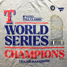 Load image into Gallery viewer, Texas Rangers World Series Shirt Mens Large 2023 Champions Baseball Spell Out